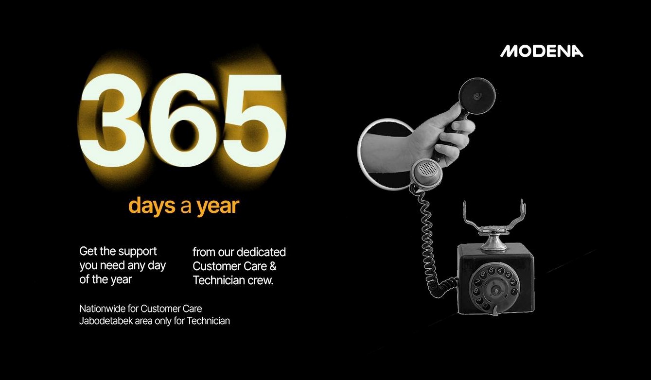 Prioritizing Customer Satisfaction, MODENA Customer Care is Available